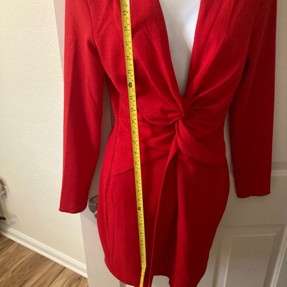 Spicy Deep-V Blazer-dress - Picture 5 of 11